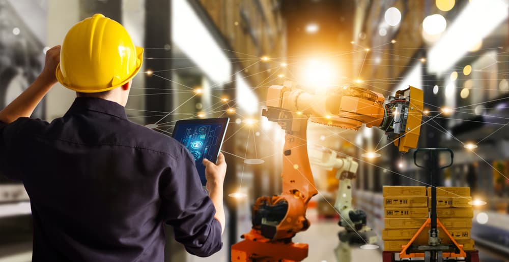 Industrial automation factory floor